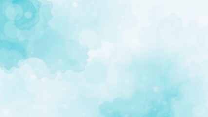 Obraz premium Abstract Light Blue and White Bokeh Background with Soft Blurred Circles and Subtle Gradient