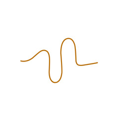 strands of brown thread