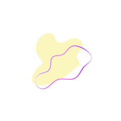 Fototapeta premium blob abstract scribble 2