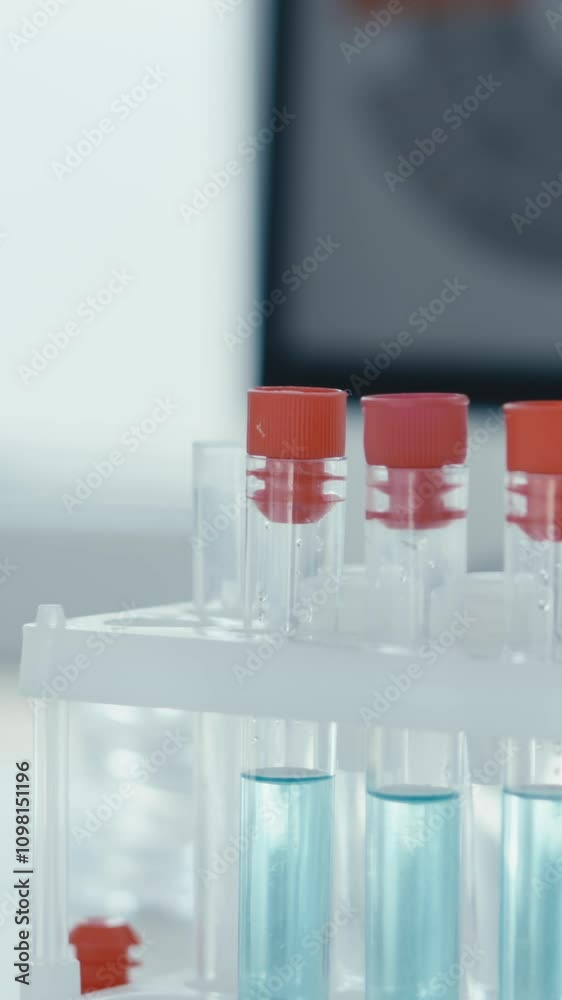 Aufkleber Laboratory analysis utilizing test tubes and pipettes plays an essential role in the modern research setup, contributing significantly to various fields of study such as biology and healthcare