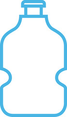 Obraz premium Beverage Bottle Line Icon