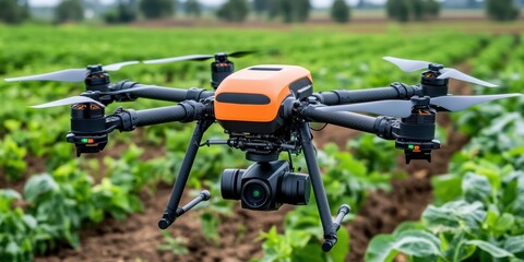 Drone technology revolutionizing agriculture farm fields aerial photography crop monitoring innovative solutions