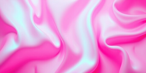 Obraz premium Abstract Pink and Blue Fabric Swirling and Flowing, Soft and Gentle Texture
