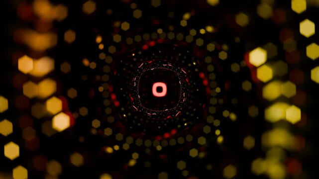 Exciting Visuals Pulse to the Rhythm of Catchy Disco Tunes in a VJ Loop