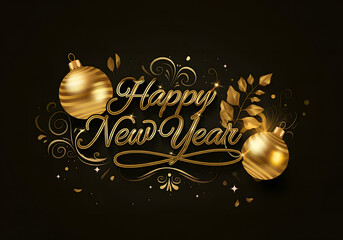 Happy New Year 2025 Background Design