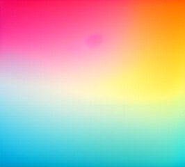 Obraz premium Wave of mixed beautiful gradient colors. smooth transitions. composition and leaking light exposure. Rainbow background. Modern design template. High quality 8k. generative ai
