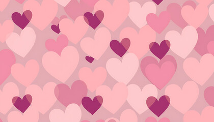 seamless pattern with hearts