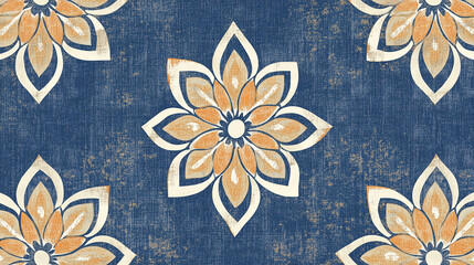 pattern flower seamless floral ornament leaf wallpaper