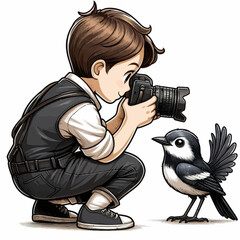 Fototapeta premium photographer taking pictures