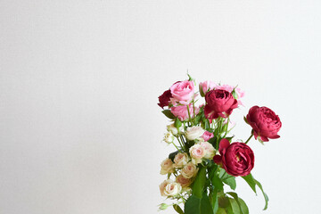 スプレー薔薇の花束