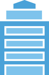 Obraz premium Building Tower Icon Illustration 