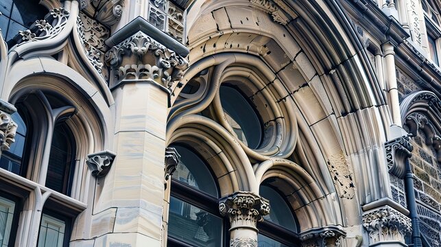 An iconic historical building with detailed stonework and arches.