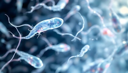 3d rendered illustration of a bacteria