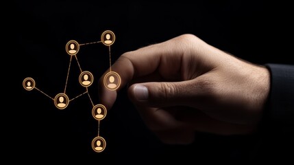 Golden chain with circles held in hand, jewelry, fashion accessory, necklace, bracelet, pendant, luxury, elegance