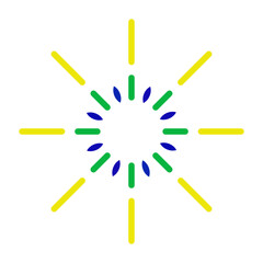 fireworks new year illustration