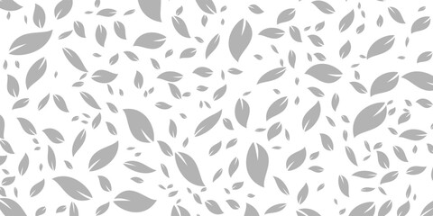 Fototapeta premium tea leaves pattern background. green leaves vector pattern background. Green tea leaf seamless pattern. seamless patterns with green leaves of tea.
