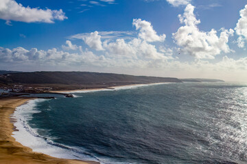 Nazare Portugal coastline