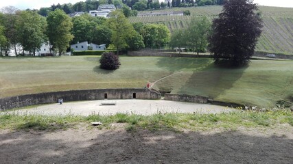 Amphitheater greenery