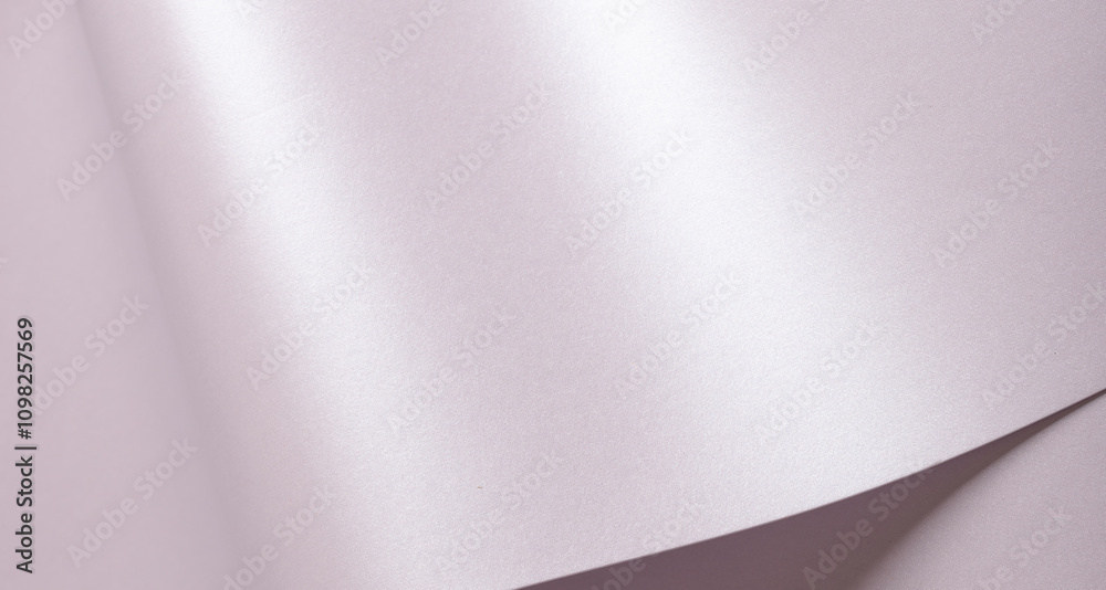 Poster light pastel lavender paper background with a smooth satin texture and subtle curved waves. featurin