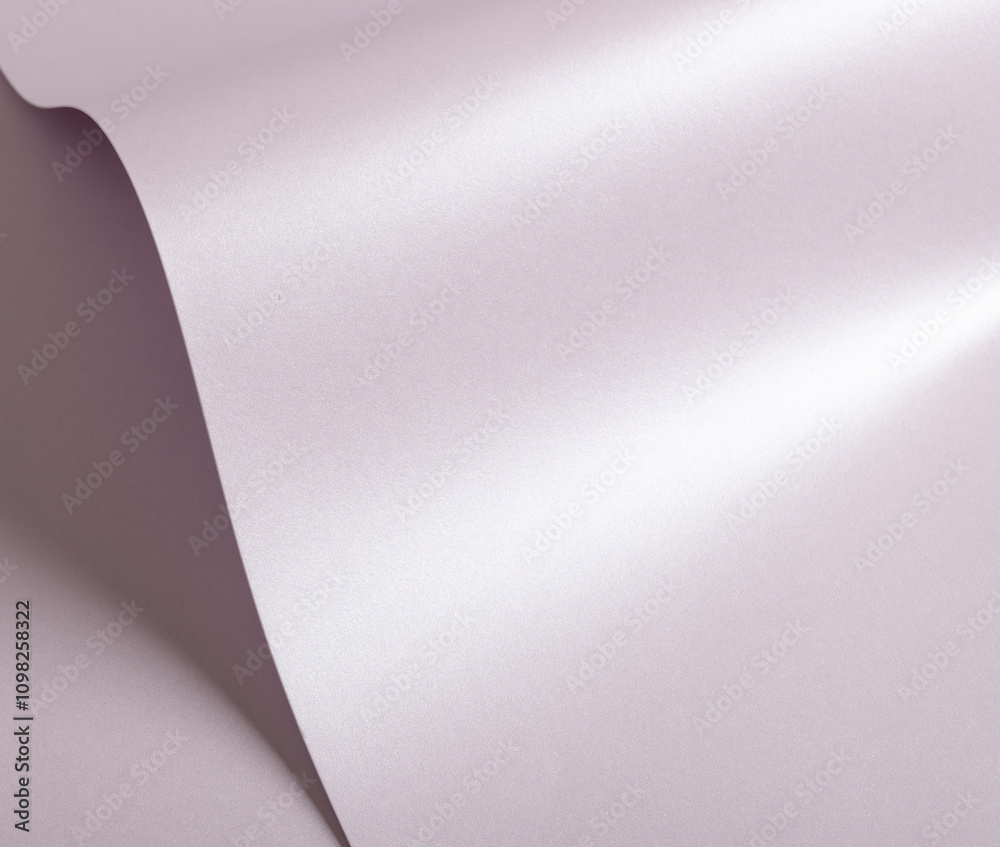 Aufkleber Light pastel paper background with a smooth satin texture and gentle curves. Featuring a luminous gradient and refined shimmer, it creates a calming, elegant aesthetic. Perfect for