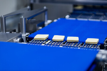 Fototapeta premium cheese factory industry 