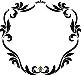 Black silhouettes of circular laurel foliate and wheat wreaths. Glyph Wheat wreath Circles Set Victory element, peace and winner, quality collection sign.