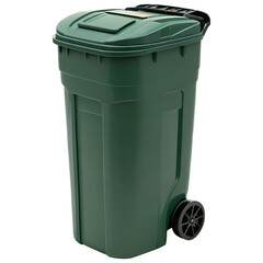 trash can isolated on white