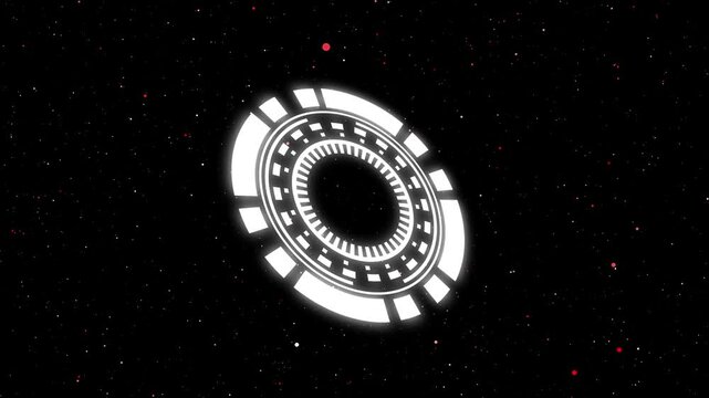 HUD Screen UI System Dashboard Display Panel Vector. Abstract Cockpit, Radar Virtual Cyber Control Display Concept For Game App UI Illustration.