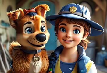 Majka i Chase :) Słynna bajka o psach. Ai