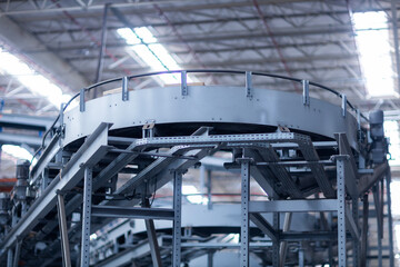 Fototapeta premium conveyor belt delivery distribution center