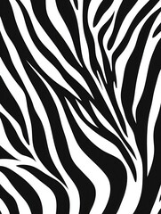 Wild Zebra Stripes: A close-up shot of a zebra's distinctive black and white stripes, creating a bold and dynamic pattern. Perfect for fashion, textile, and design projects. 