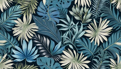Fototapeta premium Tropical Paradise: Vibrant and Lush Beauty
