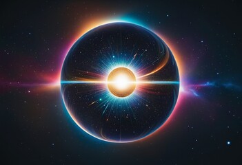 Obraz premium fantastic, colorful and cosmic illustration