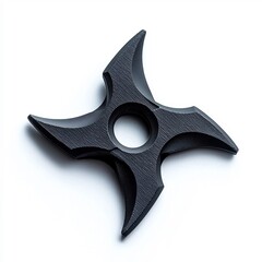 Photo of Shuriken Throwing Star on White Background