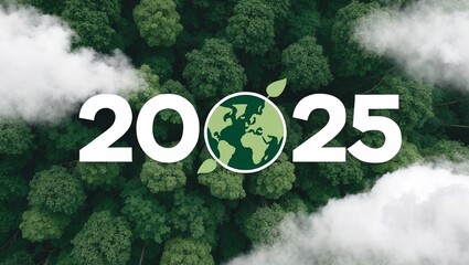 A poster for environment protection and climate change efforts for 2025