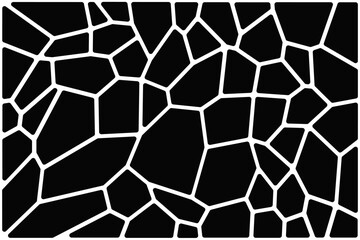 Voronoi,Geometric pattern background forming stone foundation array.