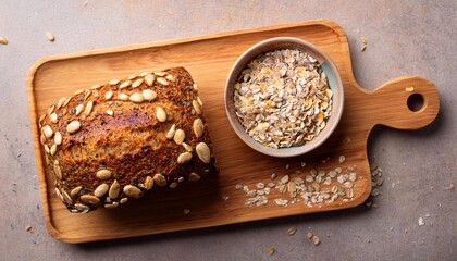 Whole Wheat Bread with Mixed Cereal, Healthy home cooking