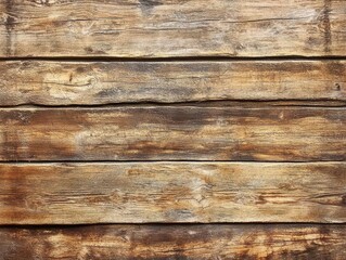Fototapeta premium textured surface of old brown wood, showcasing rich natural grain patterns, creating a warm and rustic background, evoking feelings of nostalgia and traditional craftsmanship