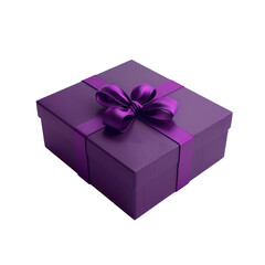 Purple Gift Box with Bow