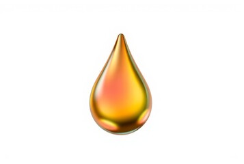 Metallic Droplet A droplet with a metallic color