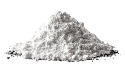 Fototapeta premium pile of salt isolated on white background