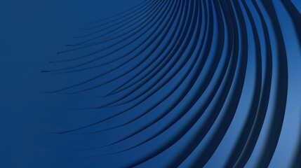 Obraz premium Blue Gradient 3D Wave - an immersive and modern abstract visual. The flowing shapes and gradient tones create a dynamic and stylish backdrop.