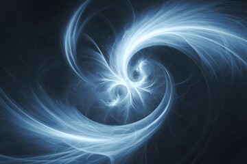 blue and white light, reminiscent of a whirlpool