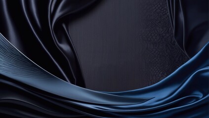 Elegant luxury dark blue and black background texture