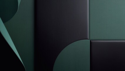 Elegant luxury green and black background texture