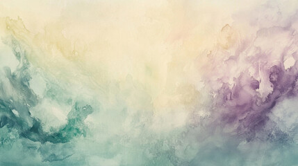 Naklejka premium Plain watercolor background of large washes in neutral colors for graphic design or wallpaper.