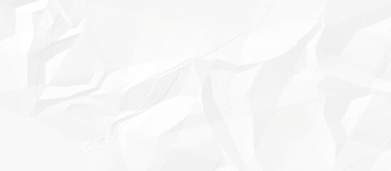 Fototapeta premium White crumpled paper texture background. Crumpled paper ball isolated on white with clipping path. panorama grunge wrinkly paper texture background, crumpled pattern texture. paper crumpled texture.