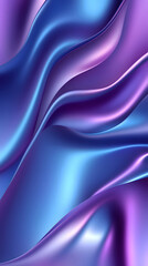 Fototapeta premium Colorful blue and purple light waves abstract background