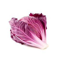 Obraz premium red cabbage isolated on white