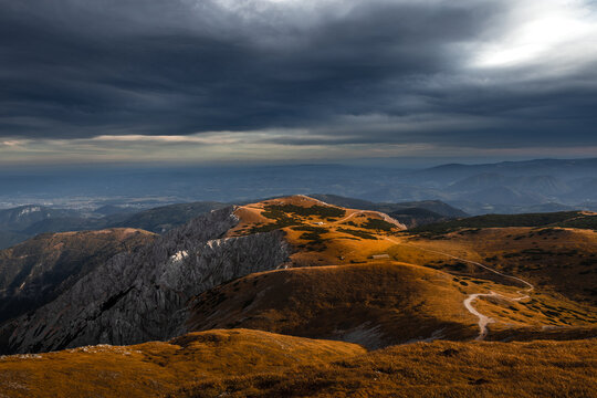 trail in the mountains
